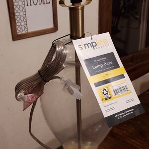 Adesso Simplee Brass Finish Lamp Base